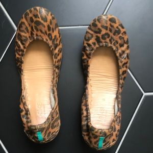 Leopard Tieks size 8